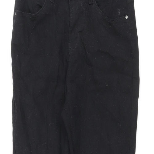 PAPER+DTICH Womens Black Cotton Skinny Jeans Size 30 L26 in Regular Zip