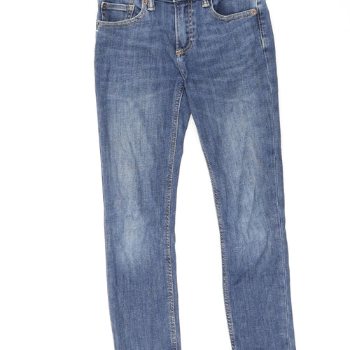 Gap Girls Blue Cotton Skinny Jeans Size 10 Years L24 in Slim Zip