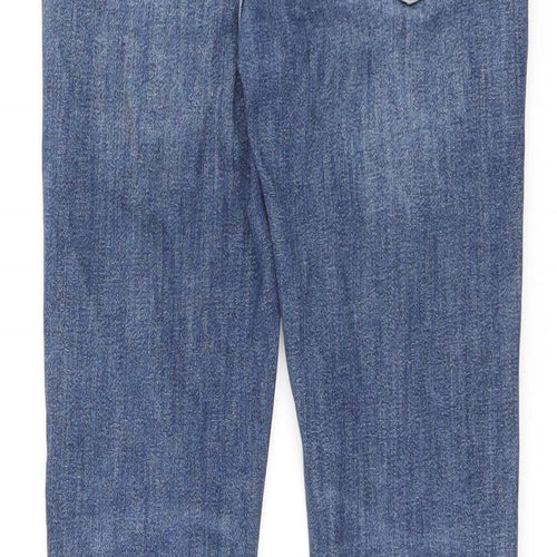 Gap Girls Blue Cotton Skinny Jeans Size 10 Years L24 in Slim Zip