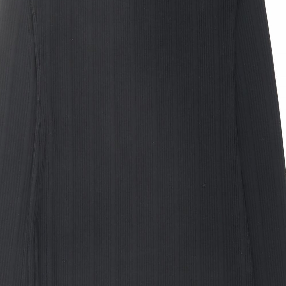 Marks and Spencer Womens Black Polyester Shift Size 12 Round Neck Pullover