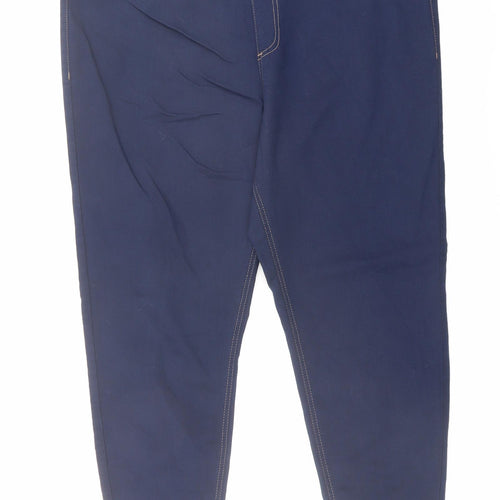 Marks and Spencer Womens Blue Cotton Jegging Jeans Size 20 L25 in Regular