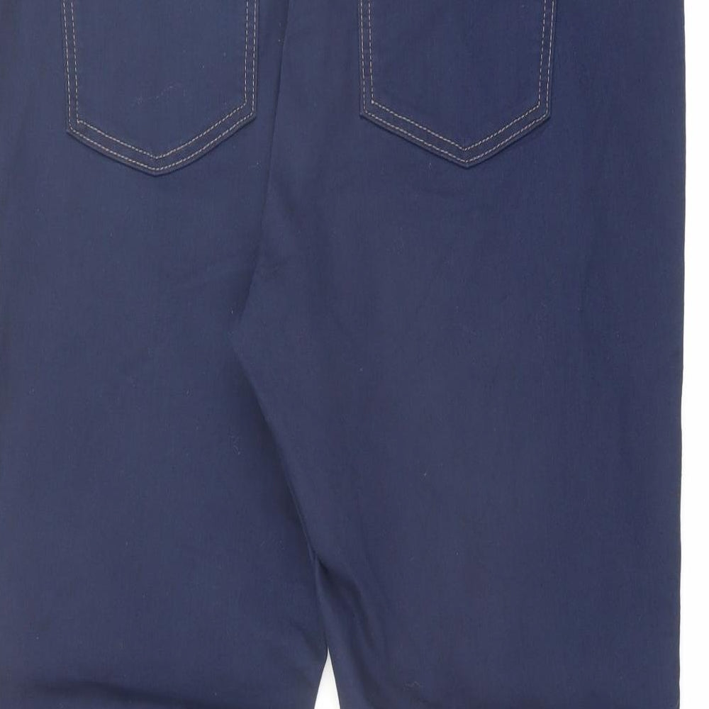 Marks and Spencer Womens Blue Cotton Jegging Jeans Size 20 L25 in Regular