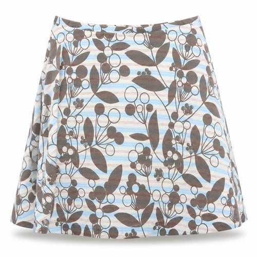 French Connection Womens Multicoloured Floral Cotton A-Line Skirt Size 12 Zip