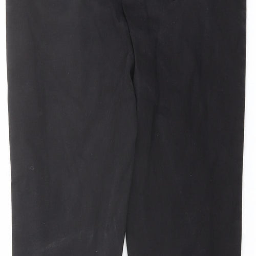 Denim & Co. Womens Black Cotton Skinny Jeans Size 14 L32 in Regular Button