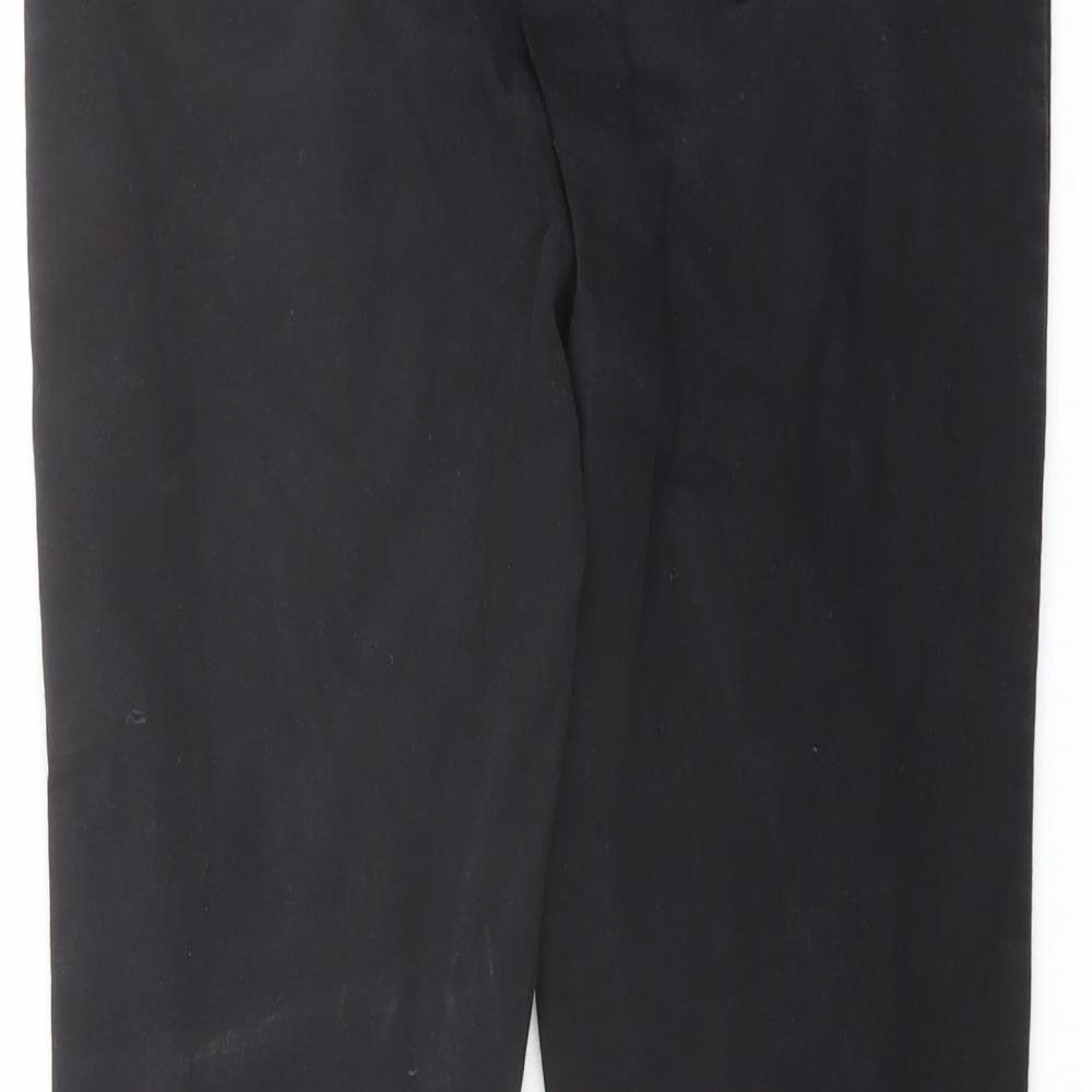 Denim & Co. Womens Black Cotton Skinny Jeans Size 14 L32 in Regular Button