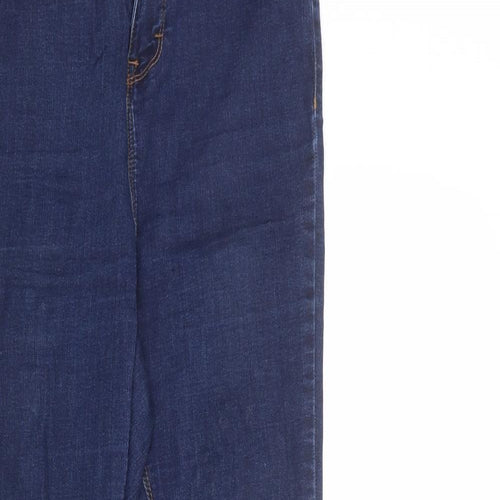 Waven Womens Blue Cotton Skinny Jeans Size 14 L30 in Regular Zip