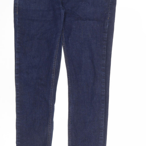 Denim & Co. Mens Blue Cotton Straight Jeans Size 36 in L34 in Regular Button