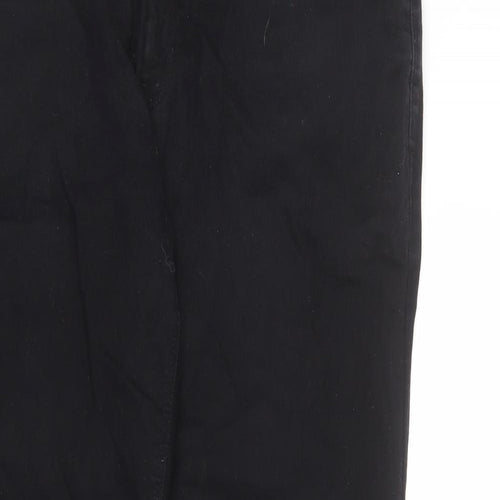 NEXT Mens Black Cotton Straight Jeans Size 36 in L31 in Regular Zip