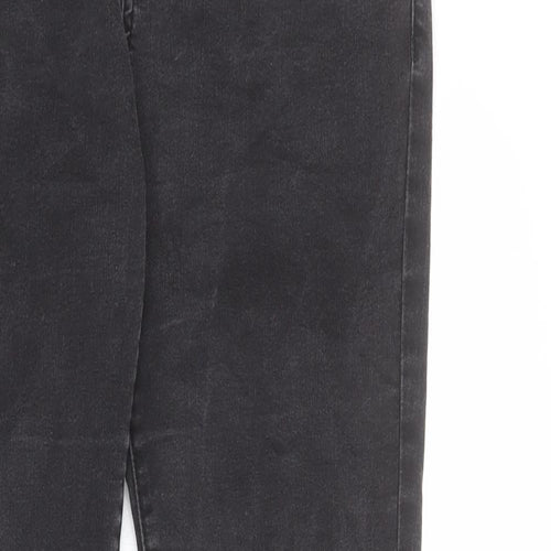 Yes Yes Womens Grey Cotton Skinny Jeans Size 14 L28 in Regular Zip