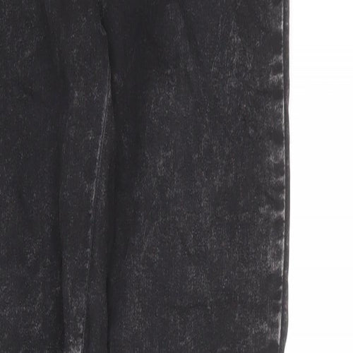 Kiabi Womens Black Cotton Jegging Jeans Size 6 L29 in Regular - Acid Wash
