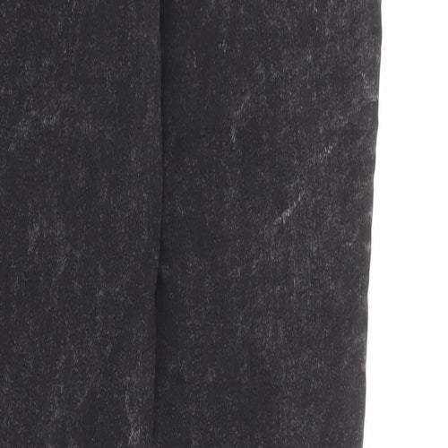 Kiabi Womens Black Cotton Jegging Jeans Size 6 L29 in Regular - Acid Wash