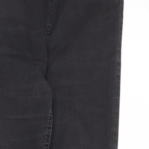 Marks and Spencer Womens Grey Cotton Jegging Jeans Size 14 L26 in Regular