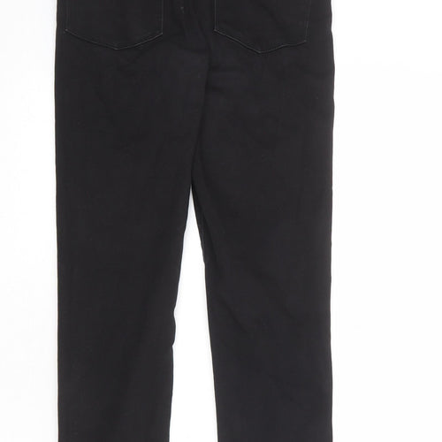 Denim & Co. Womens Black Cotton Skinny Jeans Size 10 L28 in Regular Zip