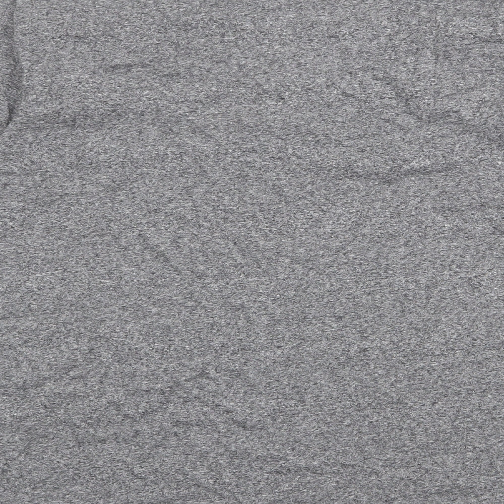 NEXT Mens Grey Cotton T-Shirt Size M Crew Neck