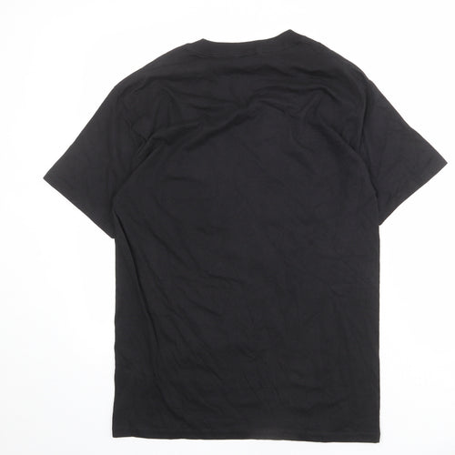 Disney Womens Black 100% Cotton Tunic T-Shirt Size M Crew Neck - Minnie Mouse