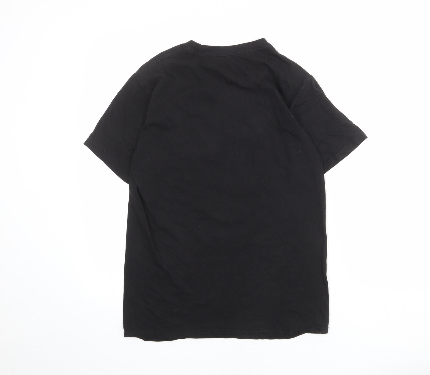 Marvel Mens Black Cotton T-Shirt Size S Crew Neck - Black Panther