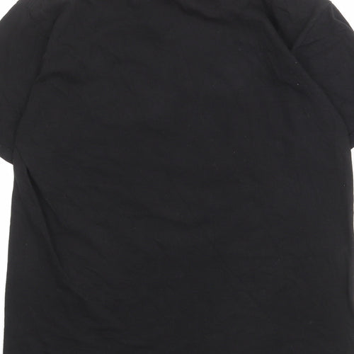 Marvel Mens Black Cotton T-Shirt Size S Crew Neck - Black Panther