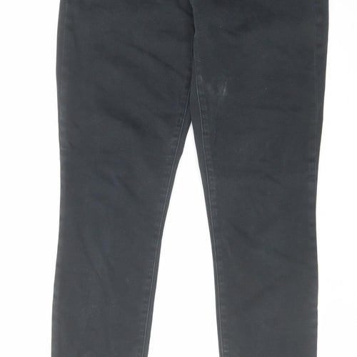 Gap Womens Black Cotton Skinny Jeans Size 30 in L30 in Regular Zip