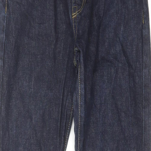 Gap Mens Blue Cotton Straight Jeans Size 29 in L30 in Zip