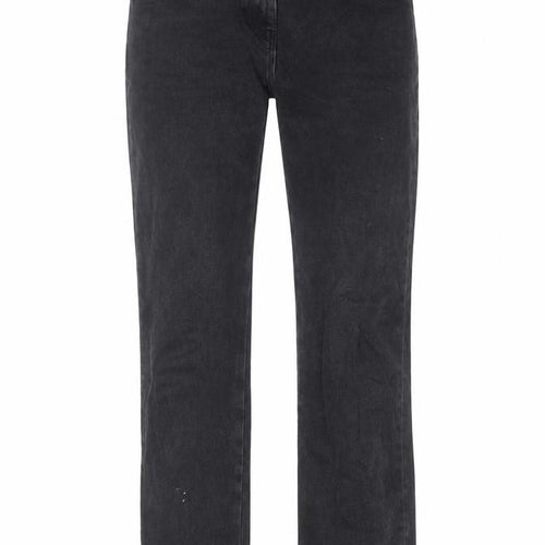 COLLUSION Womens Black Cotton Straight Jeans Size 32 in L34 in Regular Zip