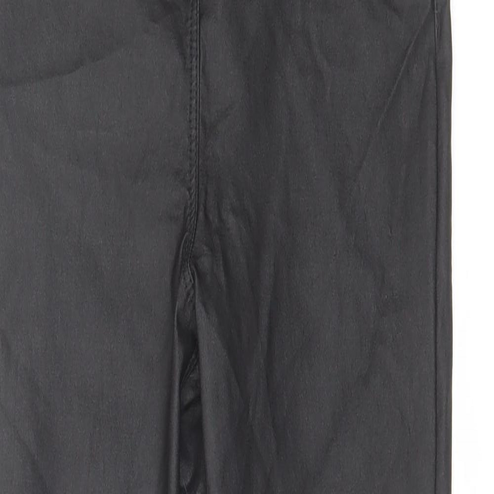 George Girls Black Nylon Pedal Pusher Trousers Size 12-13 Years Regular Pullover