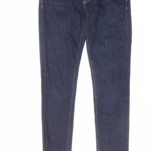 J.BRAND Womens Blue Cotton Skinny Jeans Size 26 in L28 in Regular Zip
