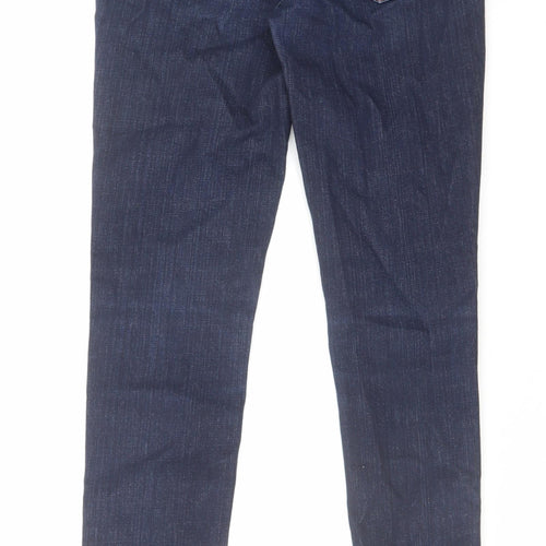J.BRAND Womens Blue Cotton Skinny Jeans Size 26 in L28 in Regular Zip