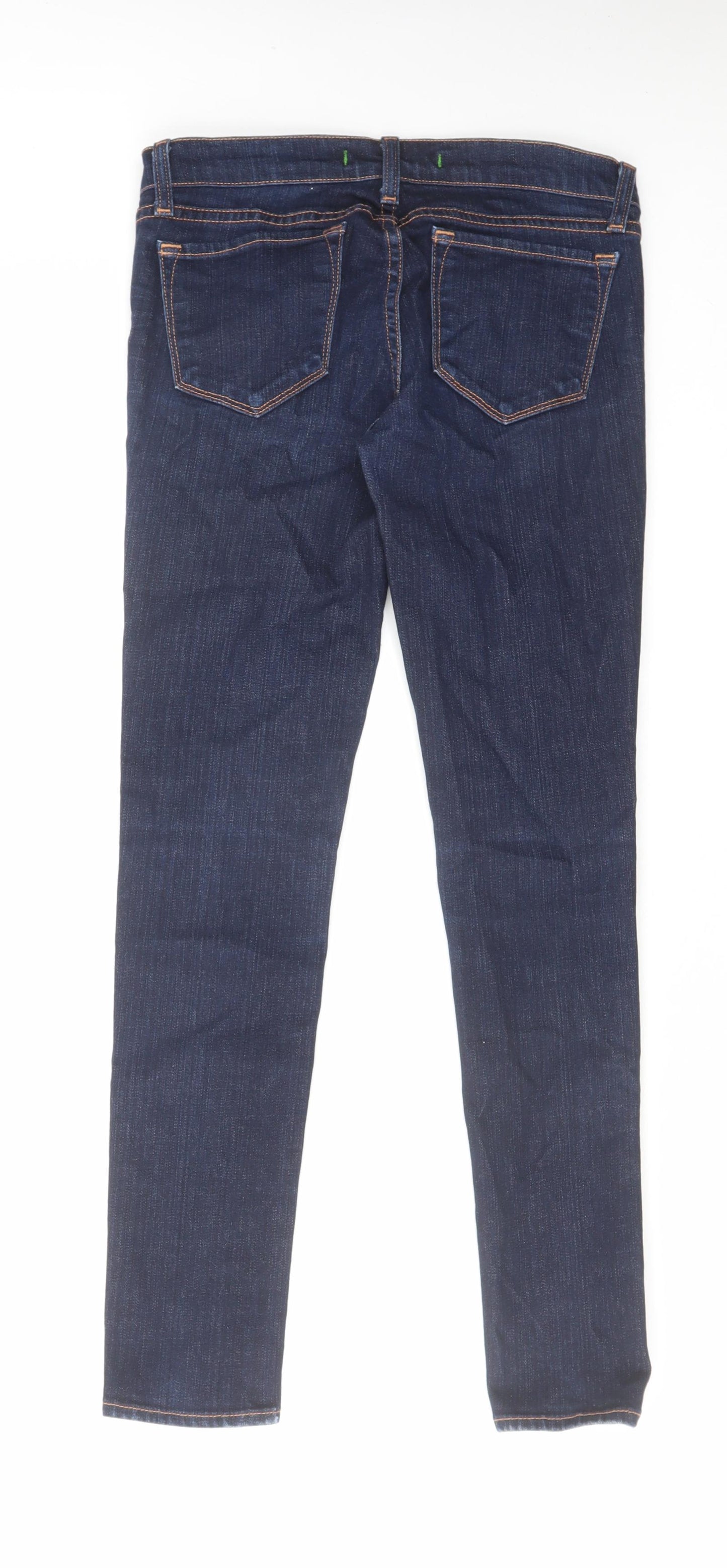 J.BRAND Womens Blue Cotton Skinny Jeans Size 26 in L28 in Regular Zip