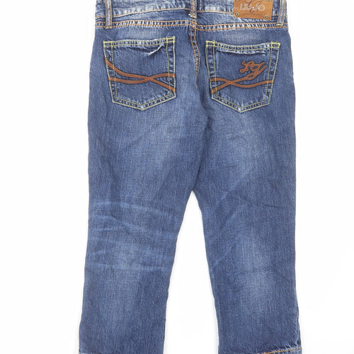 Liu Jo Womens Blue Cotton Bootcut Jeans Size 28 in L20 in Regular Zip