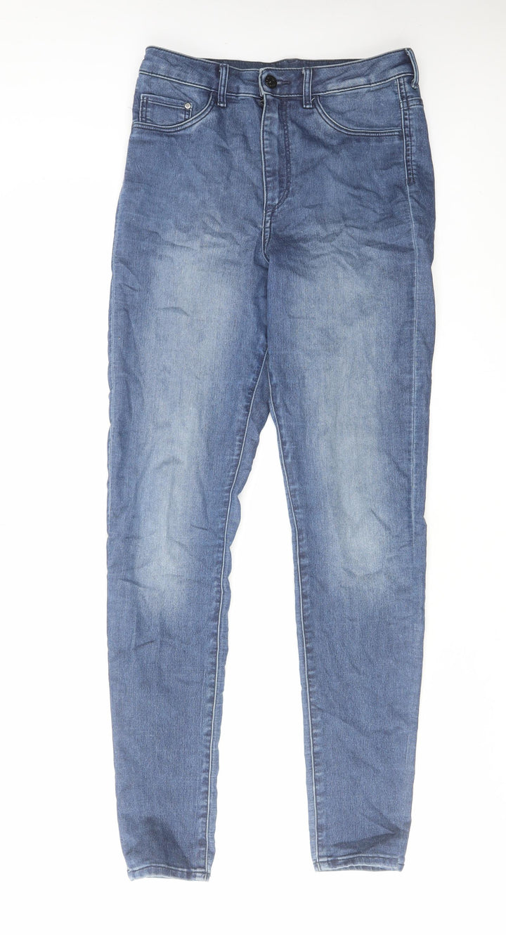 H&M Mens Blue Cotton Skinny Jeans Size 29 in L30 in Regular Zip