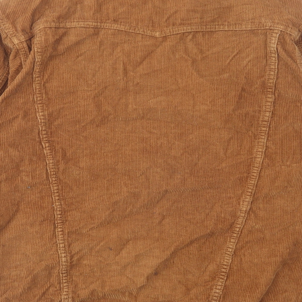 ASOS Womens Brown Jacket Size 10 Button