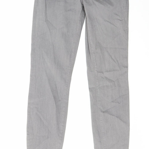 J.BRAND Womens Grey Cotton Skinny Jeans Size 25 in L30 in Regular Zip