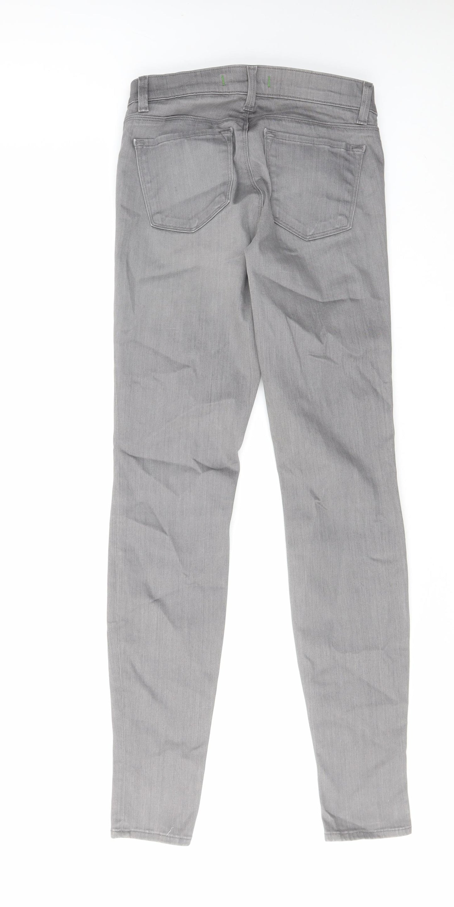 J.BRAND Womens Grey Cotton Skinny Jeans Size 25 in L30 in Regular Zip
