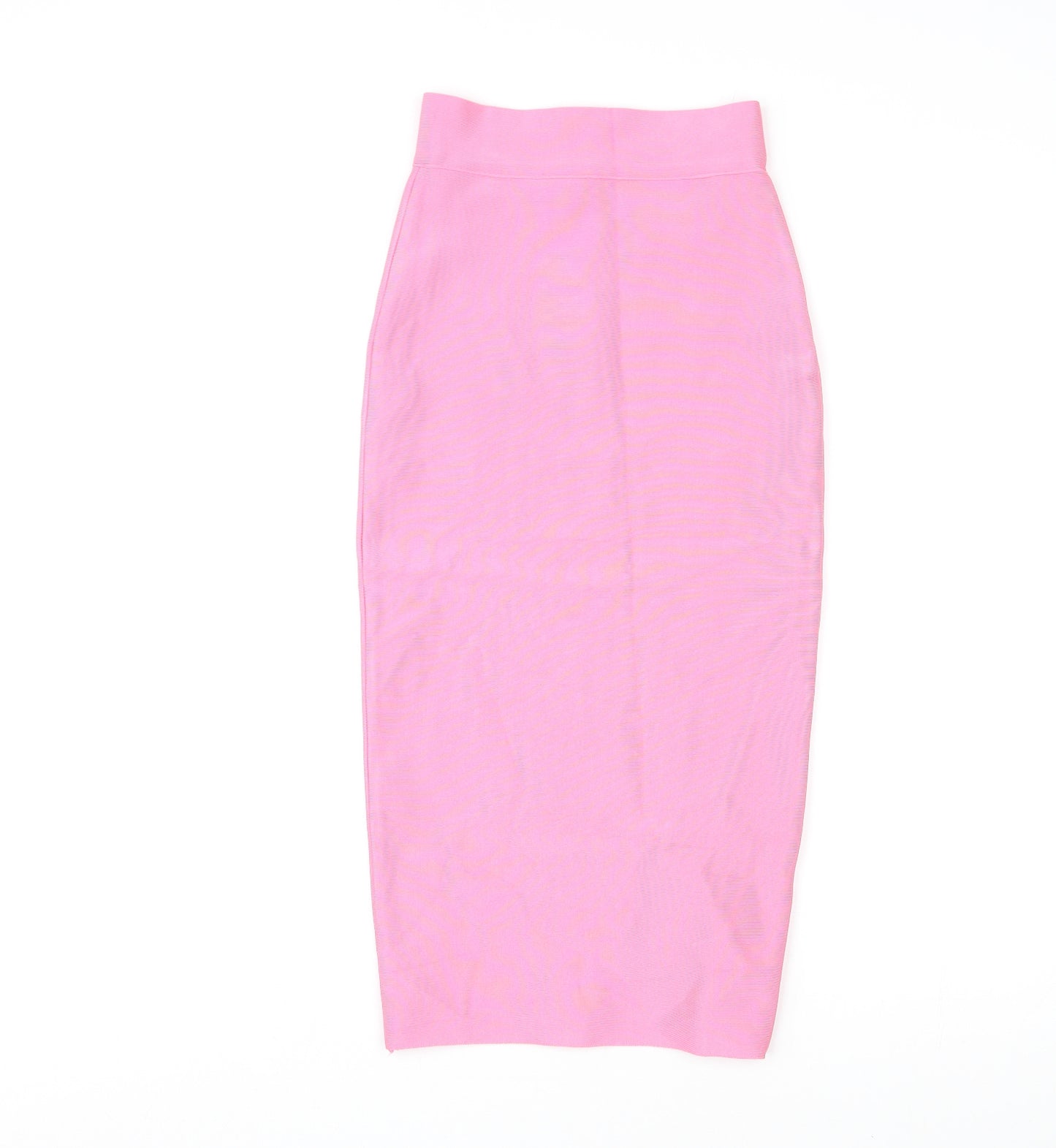 Mew Mews Womens Pink Polyester Straight & Pencil Skirt Size S Zip