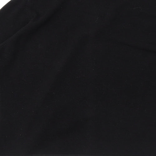 Marks and Spencer Womens Black Round Neck Acrylic Cardigan Jumper Size 16