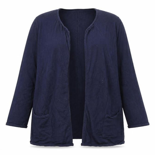 Monsoon Womens Blue V-Neck Viscose Cardigan Jumper Size M