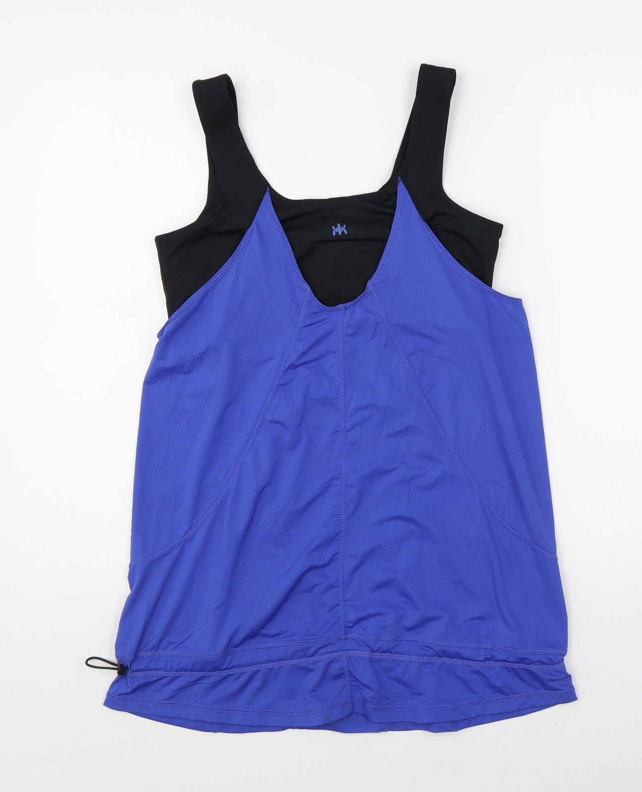 Kyodan Womens Blue Polyester Basic Tank Size M Round Neck Pullover