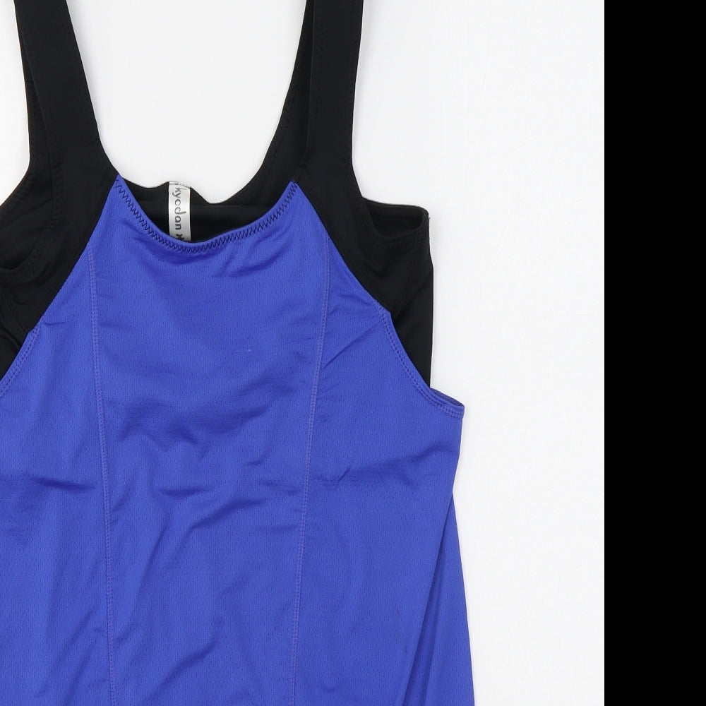 Kyodan Womens Blue Polyester Basic Tank Size M Round Neck Pullover