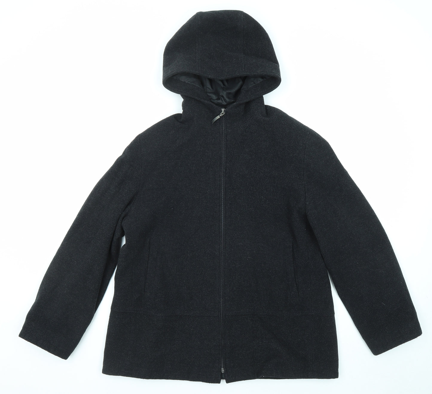 NEXT Womens Black Jacket Size 16 Zip