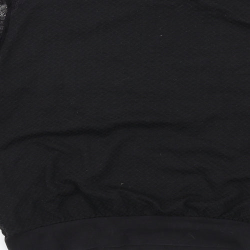 French Connection Womens Black Polyester Pullover Sweatshirt Size M Pullover