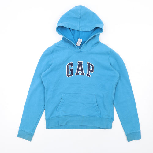 Gap Boys Blue Cotton Pullover Hoodie Size S Pullover