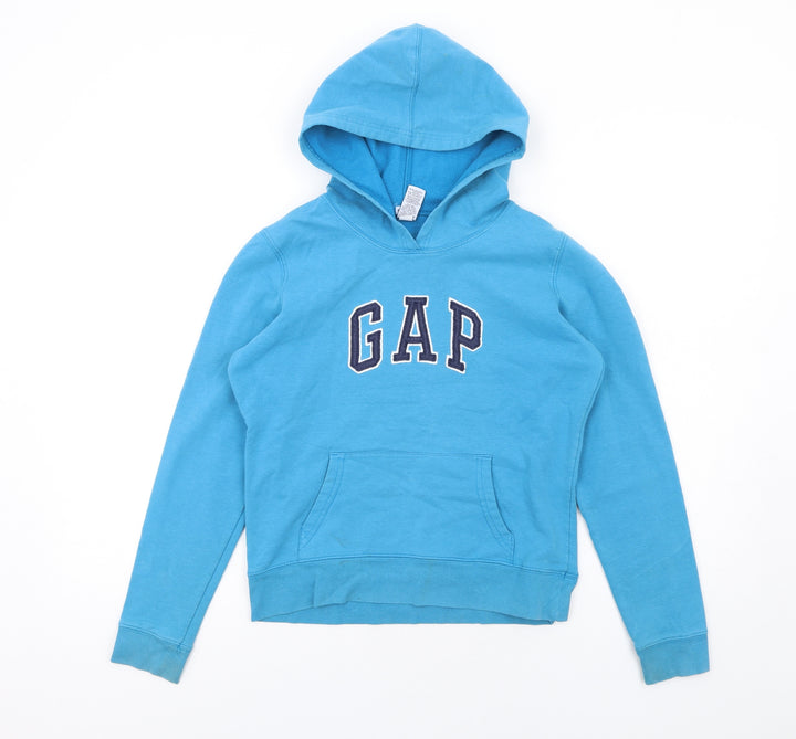 Gap Boys Blue Cotton Pullover Hoodie Size S Pullover