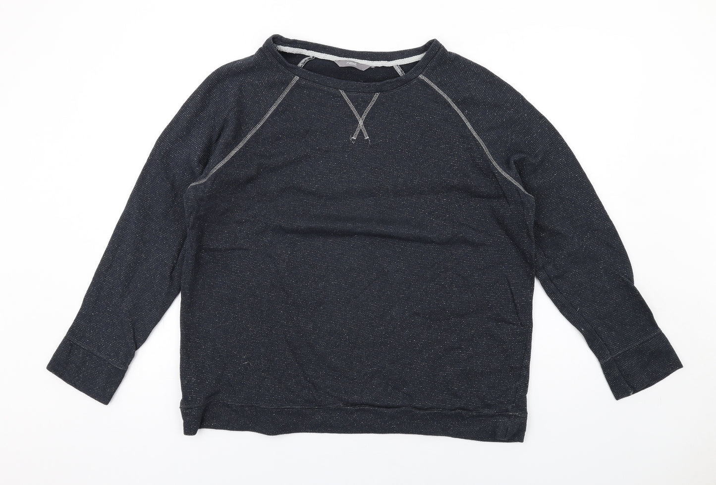 NEXT Womens Blue Cotton Pullover Sweatshirt Size 18 Pullover