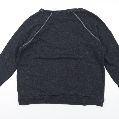 NEXT Womens Blue Cotton Pullover Sweatshirt Size 18 Pullover