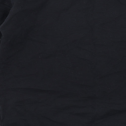 ASOS Womens Black Cotton Pullover Sweatshirt Size 10 Pullover