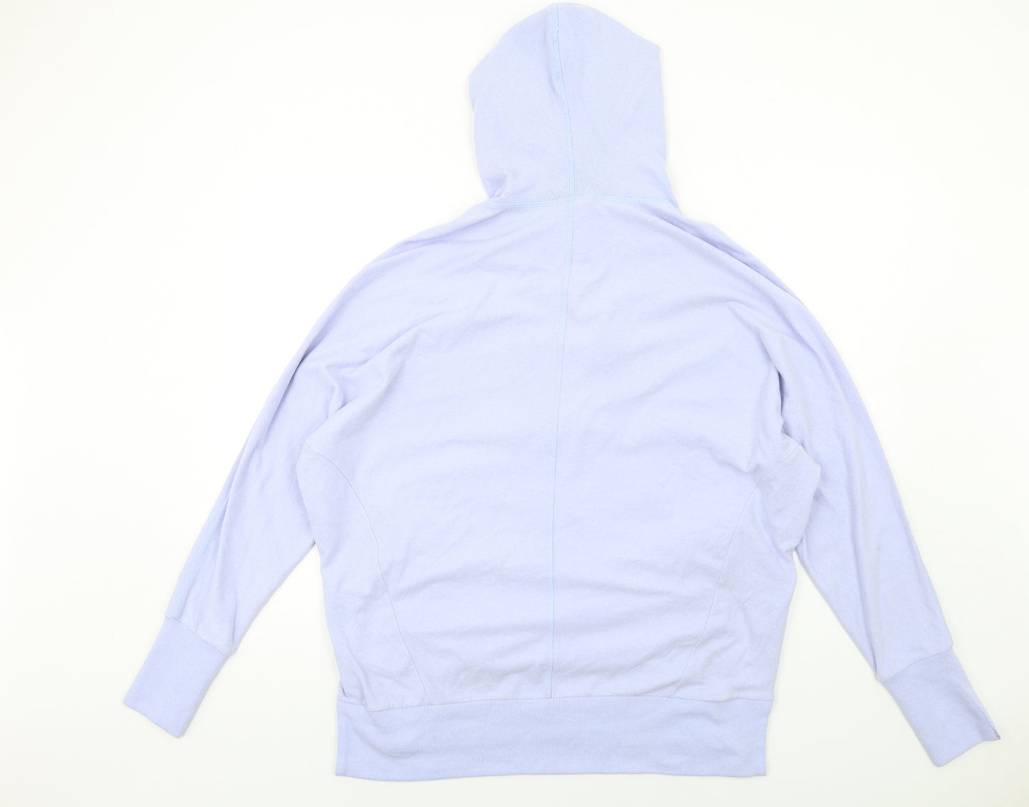 Sweaty Betty Womens Blue Cotton Pullover Hoodie Size M Pullover
