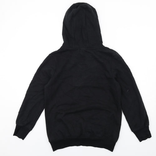 NEXT Boys Black Cotton Pullover Hoodie Size 13 Years Pullover