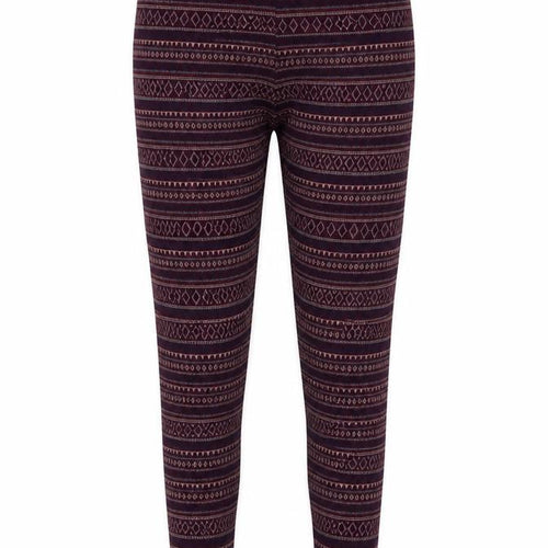 New Look Womens Multicoloured Geometric Polyester Carrot Leggings Size S L28 in