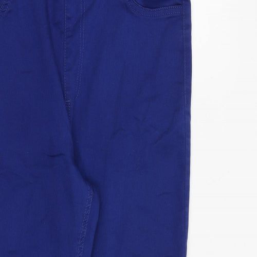 Marks and Spencer Womens Blue Cotton Jegging Jeans Size 16 L26 in Regular