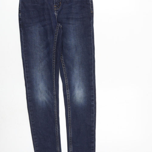NEXT Boys Blue Cotton Skinny Jeans Size 10 Years L26 in Regular Zip